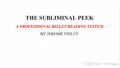 The Subliminal Peek by Jerome Finley