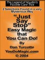 Just Say Stop Final by Dan Turcotte