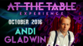 At The Table Live Lecture Andi Gladwin October 5th 2016